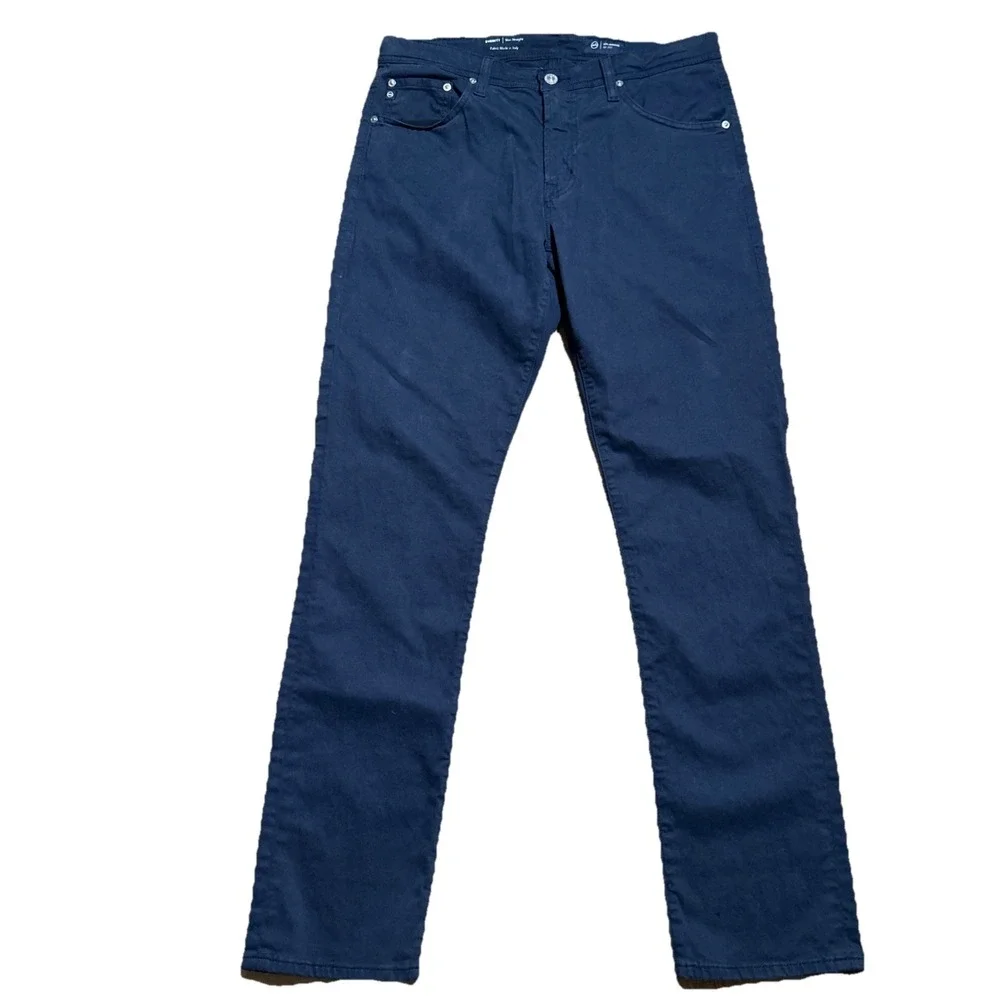 AG Adriano Goldschmied Everett Slim Straight SUD Pants Men's 32x32‎ (34x33) Blue